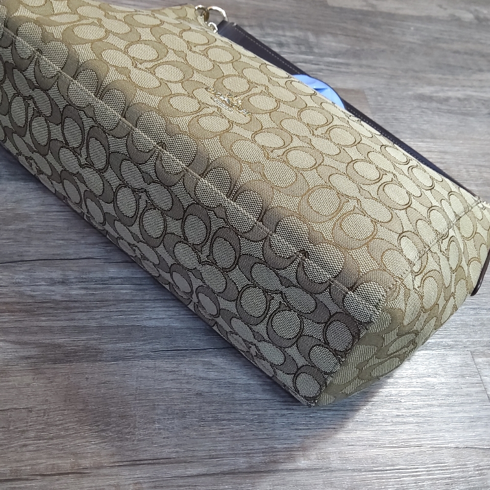 COACH Outline Signature East/West Celeste Hobo Bag - Picture 5 of 16